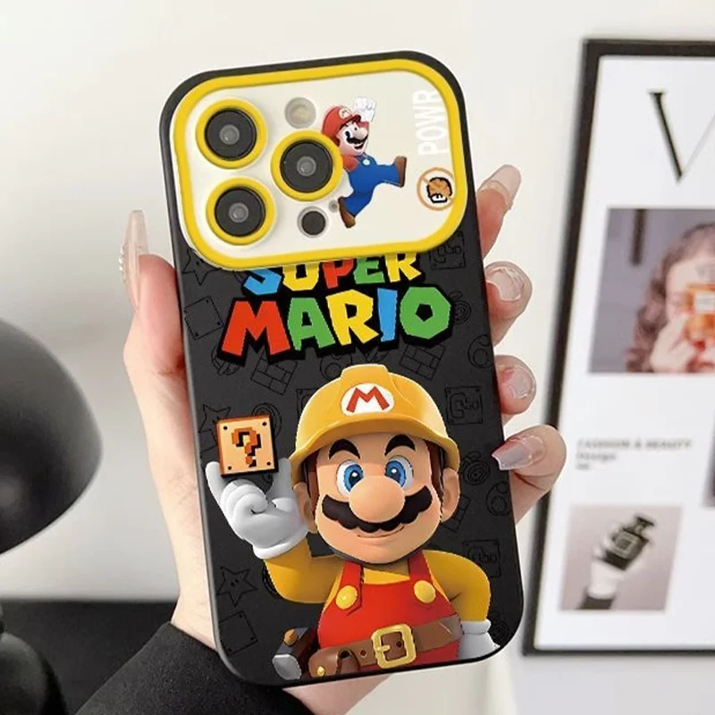 حافظة لهاتف آيفون 17 برو ماكس 16 15 14 13 12 11 Mini Pro 16 Plus 17Air غطاء ملون إبداعي