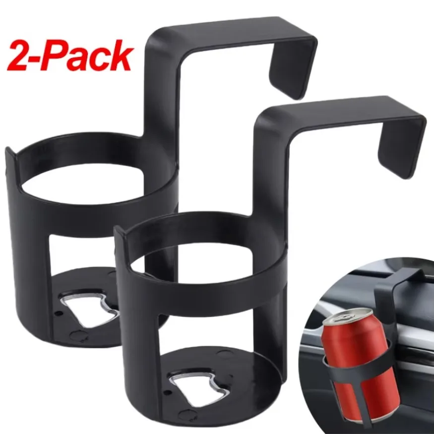 2x Car Truck Door Cup Holder Universal Window Hook Mount Drink Water Bottle Cup Stand Auto Car Interior Supplies Accessories