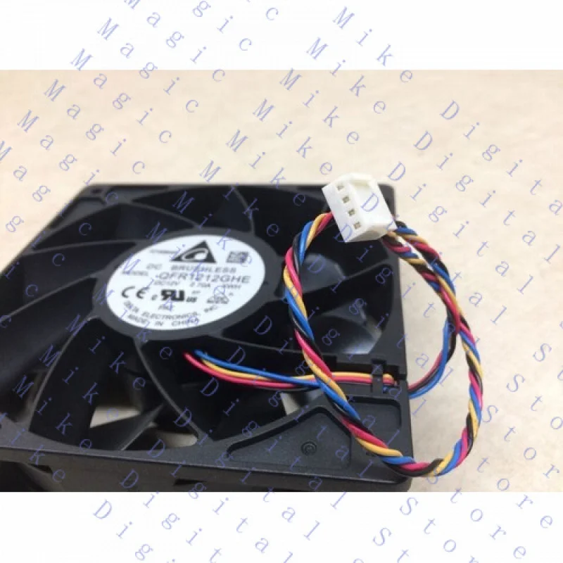 UU لمروحة تبريد دلتا DC12V 2.7A 120*120*38 مللي متر 12038 4pin حجم هواء عالي