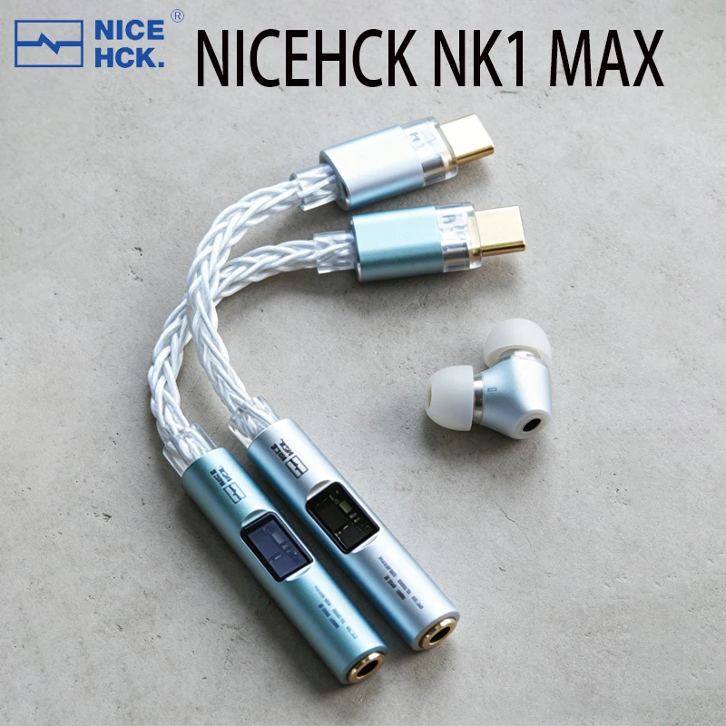 NICEHCK Yuandao NK1 MAX Type-C DAC Cable DualChip HiFi Lossless Audio Decoding Headphone Amplifier Portable SmallTail DAC Dongle