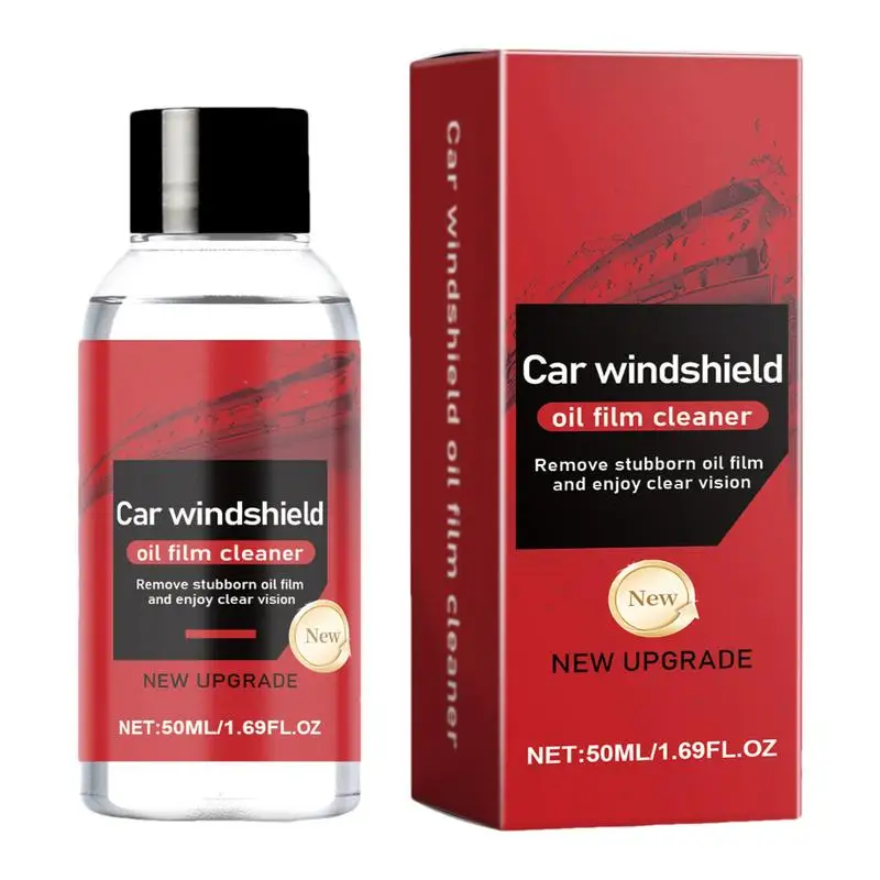 

Car Window Oil Film Cleaner Waterproof Auto Glass Washing Oil Film Agent 50ml Stain Remover Refurbishment Liquid For Clear View