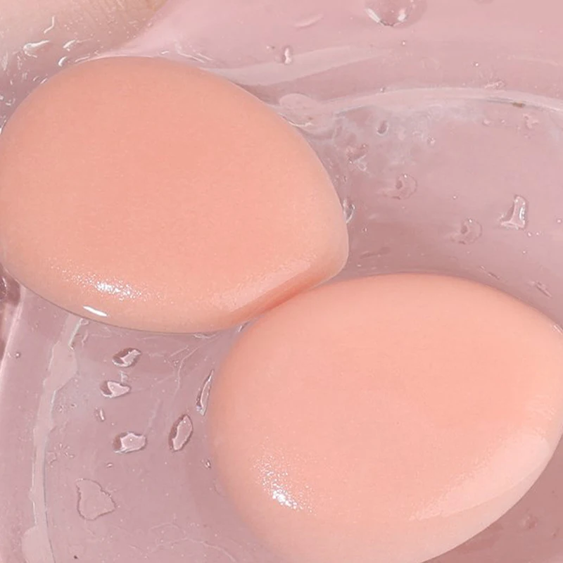 6 pezzi Mini fondotinta per soffio da dito con scatola portaoggetti cuscino d'aria spugna in polvere correttore per il viso BB Cream applicatore cosmetico trucco