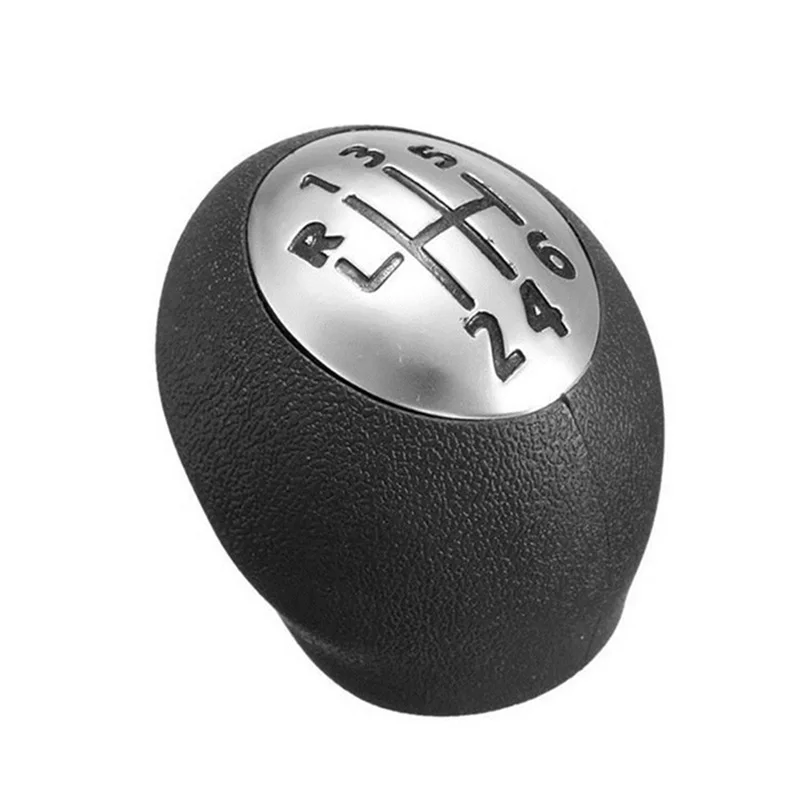 Leather ABS Gear Shift Knob Lever Shifter Stick Handball for Renault Megane/Scenic/Laguna/Espace Vauxhall/Opel Movano 5 6 Speed