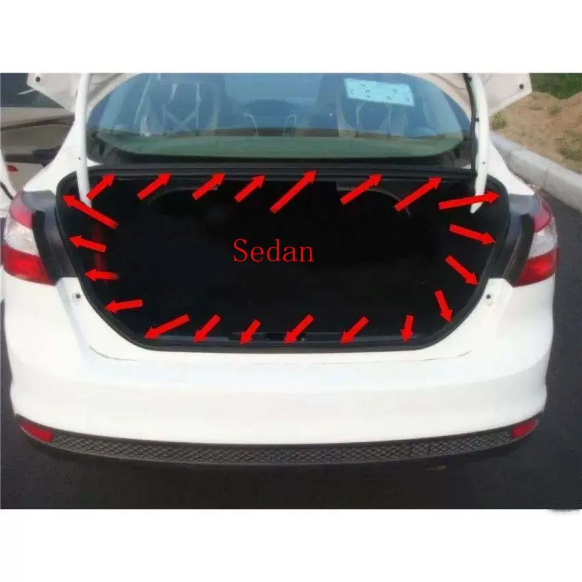 Trunk Lid Weatherstrip Waterproof Rubber Seal For Lifan 320 2008‑2013,330 2013‑2017,520 2007‑2014,530 ,630 2013‑2017,620 2008‑15