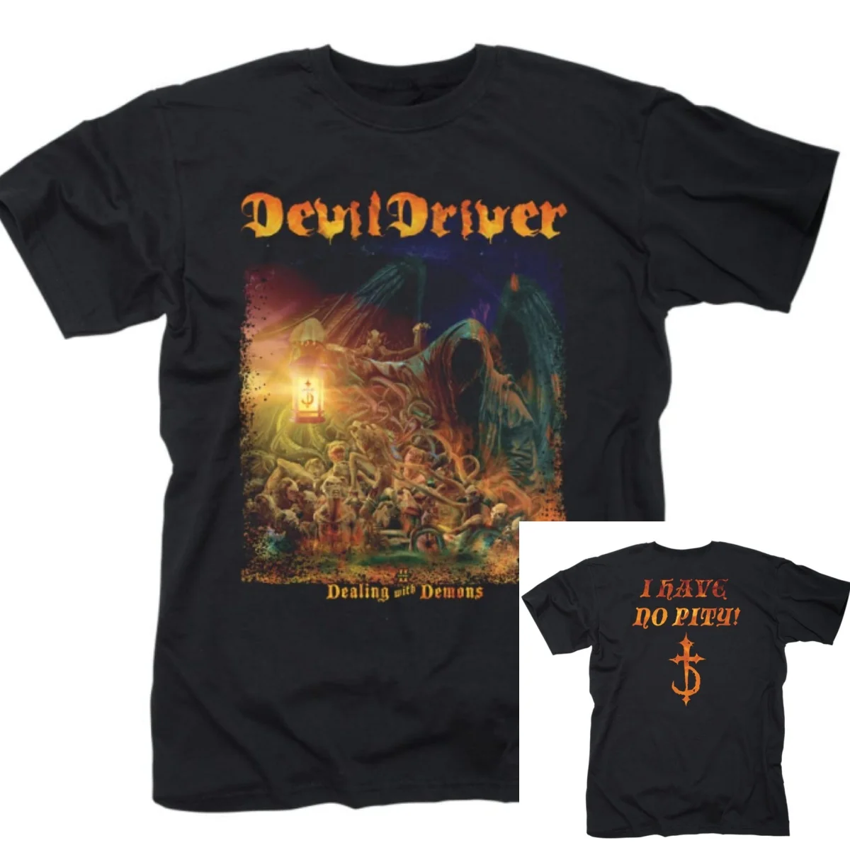 Devildriver Strike and Kill Band T-Shirt Cotton Graphic Tee Men Women Summer Streetwear