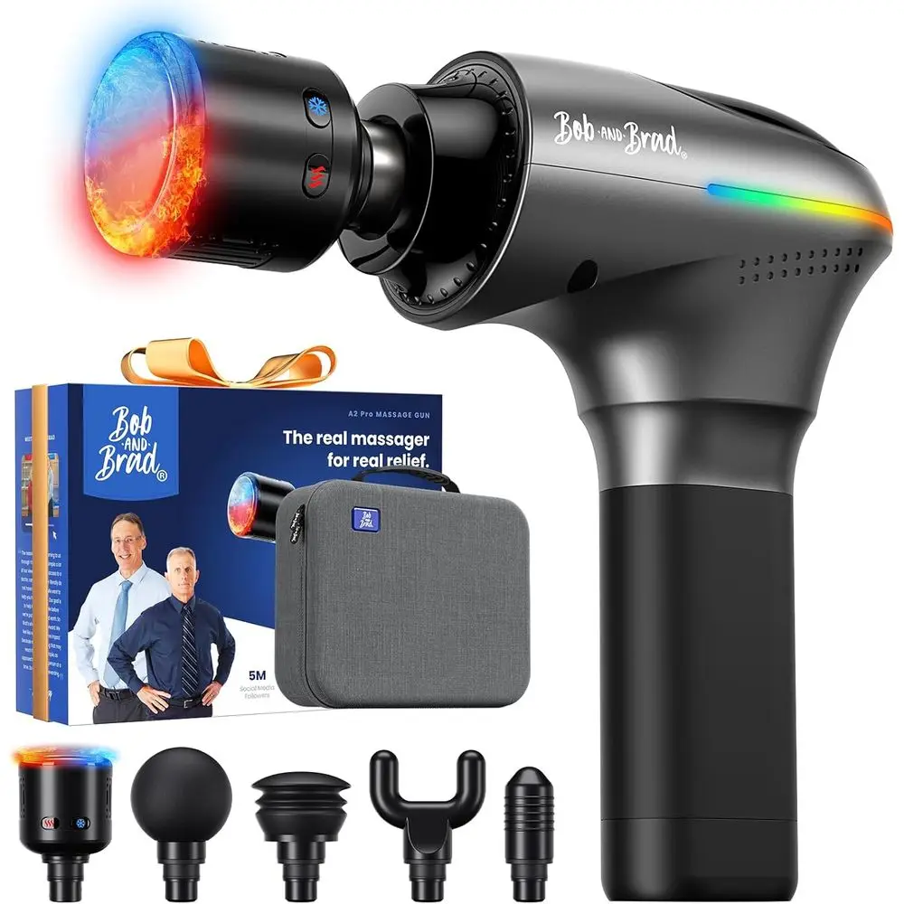 

A2 Pro Massage Gun with Heat and Cold Therapy, Eligible/HSA Eligible, Proional Percussion Massage Gun Deep Tissue or Home Gym, P