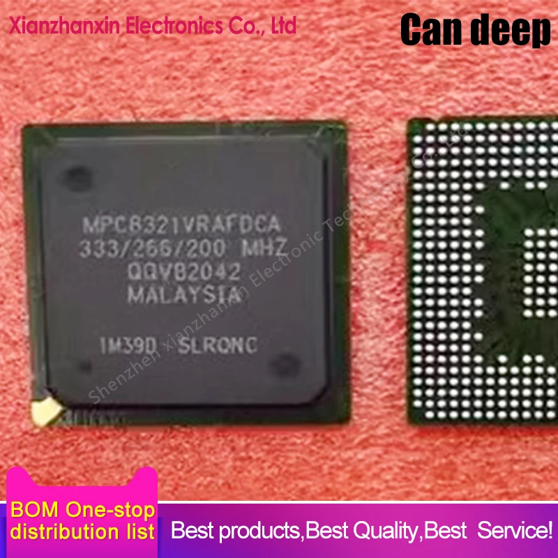 1PCS/LOT  MPC8321VRAFDCA MPC8321 8321 BGA Microprocessor chips in stock