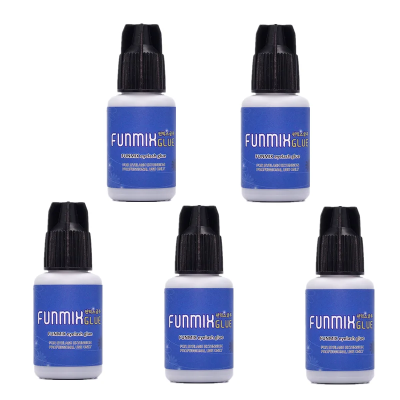 1pcs 5ml Korea funmix Lijm RA01 voor Wimper Extensions 0.5s Droge Tijd Wimper Extensions MSDS Lijm rode Cap