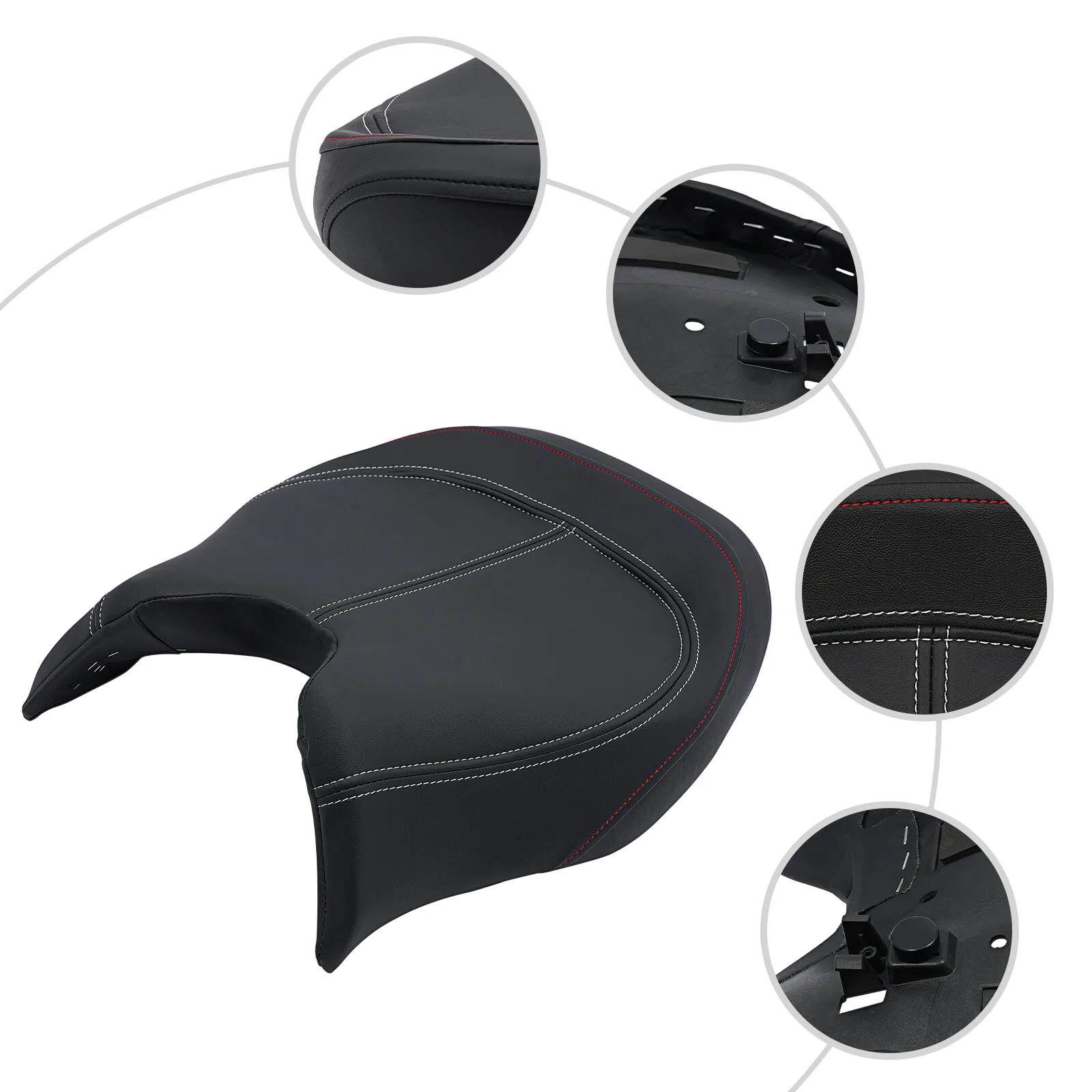 مقعد سائق الدراجة النارية + رغوة ناعمة لـ 2019-2023 Can-Am Ryker 600/900 OE219400795