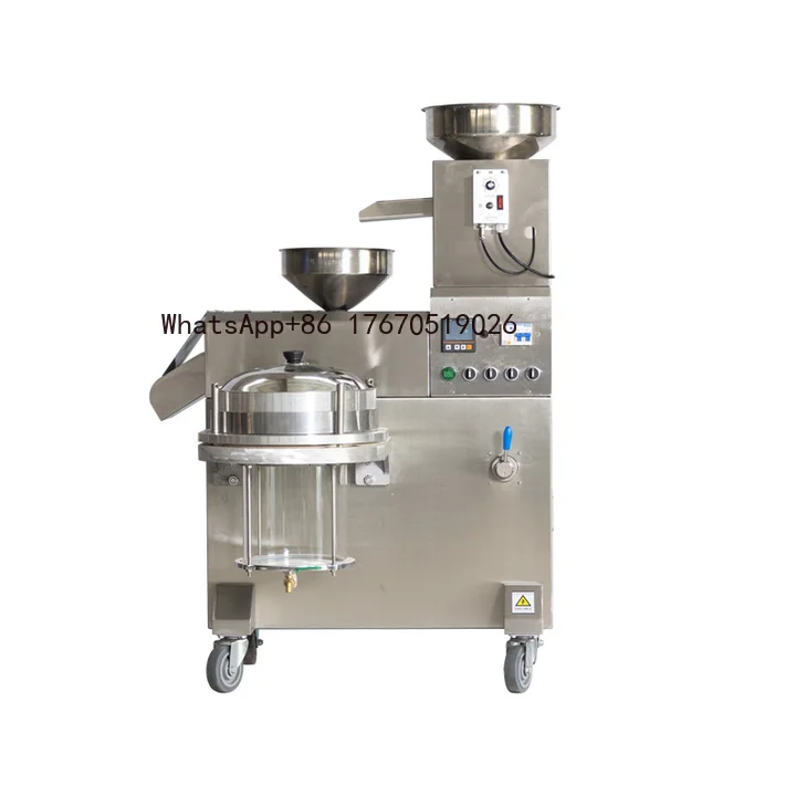 Small Cold Castor Avocado Seed Sunflower Oil Extractor Machine Made China-Edible Oil Press for Palm Grain Processing Machinery