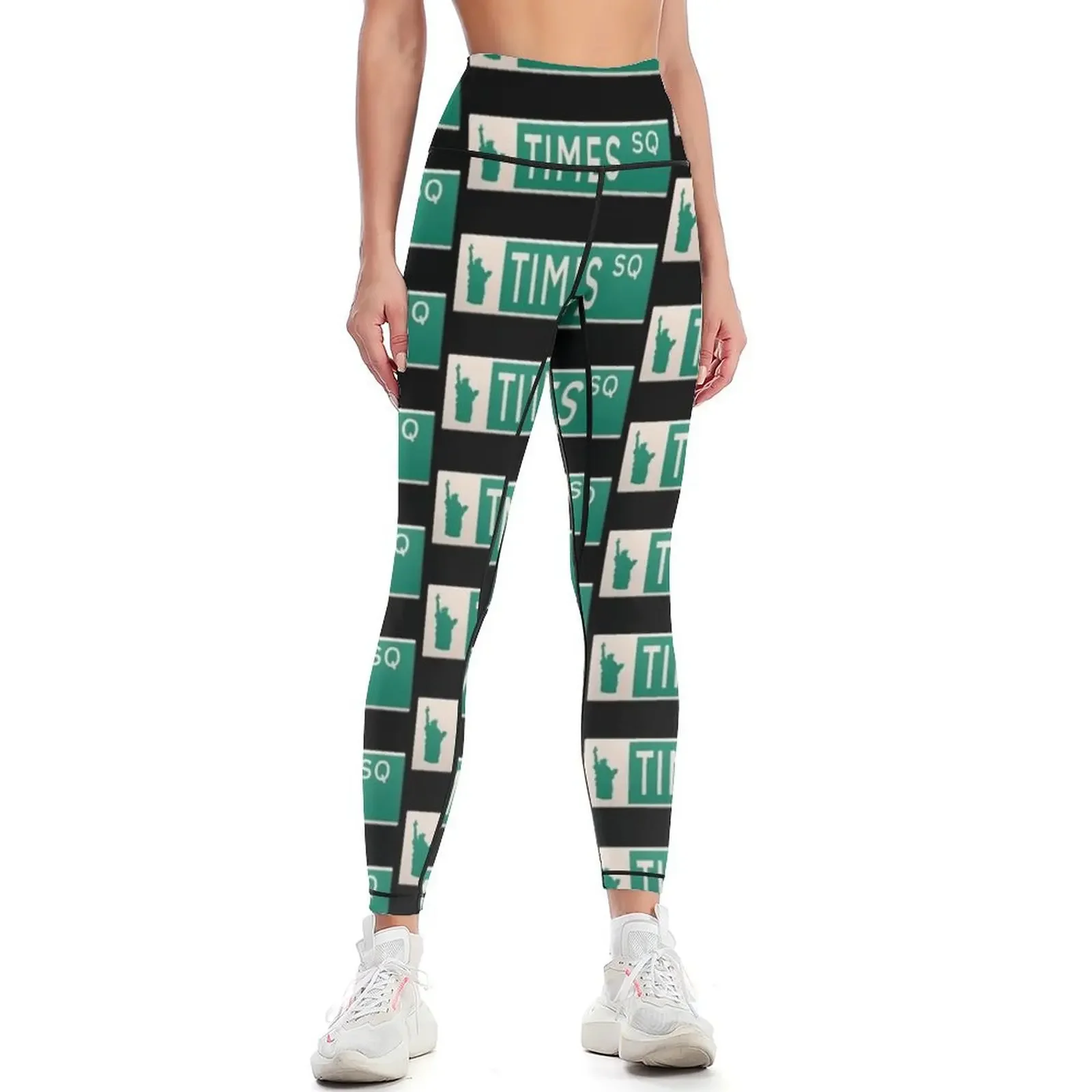 

New York street sign - Times Square. Leggings sports for push up trousers Sweatpants for girls Womens Leggings