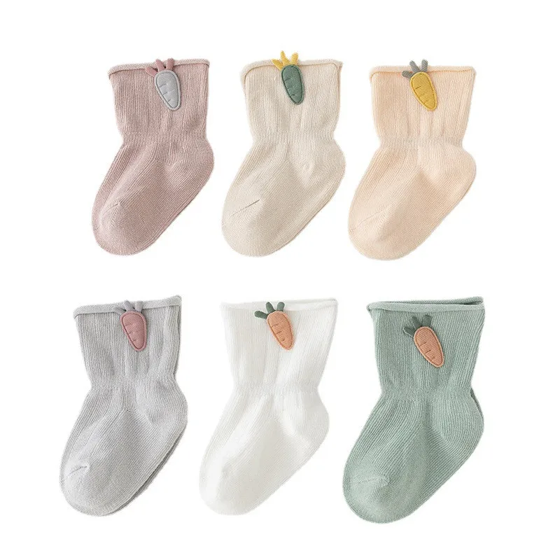 

New 3Pairs/lot Infant Baby Socks Winter Autumn Baby Socks for Girls Cotton Newborn Baby Boy Socks Toddler Baby Boys Accessories