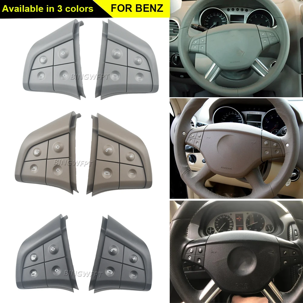 Steering Wheel Switch Control Buttons Car Multi-function Keys For Mercedes Benz GL ML R B Class W164 W245 W251 1648207910