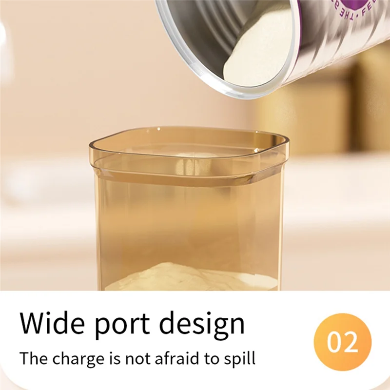 

KYCOR — пластиковые канистры — устойчивые к ультрафиолетовому излучению кухонные банки для хранения с бесплатной скребковой ложкой для сухого молока и герметизации пищевых продуктов