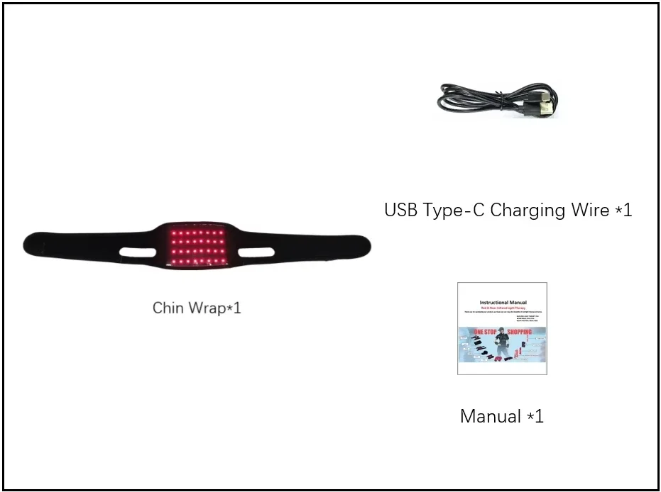 Wireless Multi Function Neck Hand Wrist Legs Wearable Chin Pain Relief Red&infrared Light Therapy Infrared Belt Factory Price
