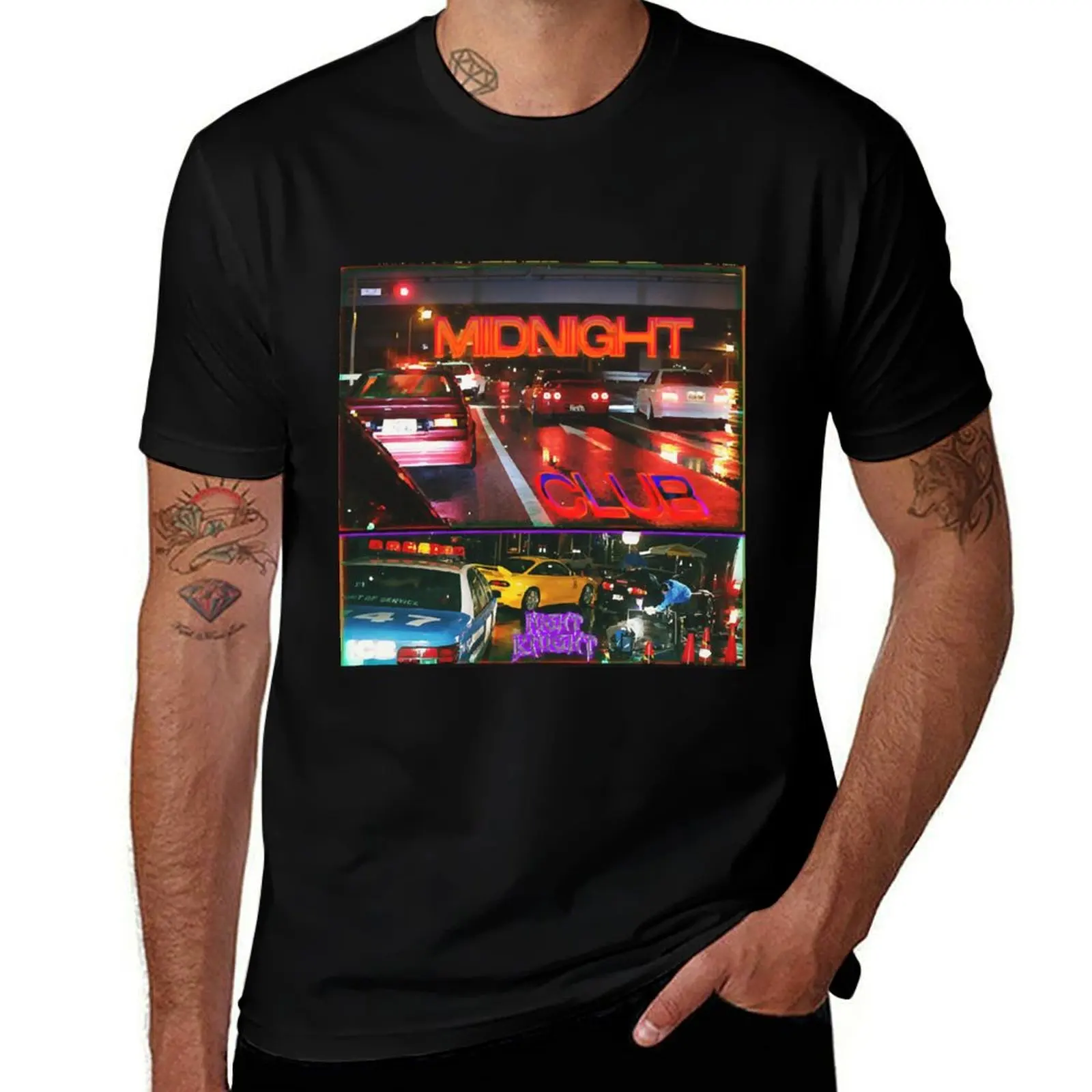 

Midnight Club Racer [Black] Perfect Gift T-Shirt anime Clothing plain kawaii clothes t shirts for men pack
