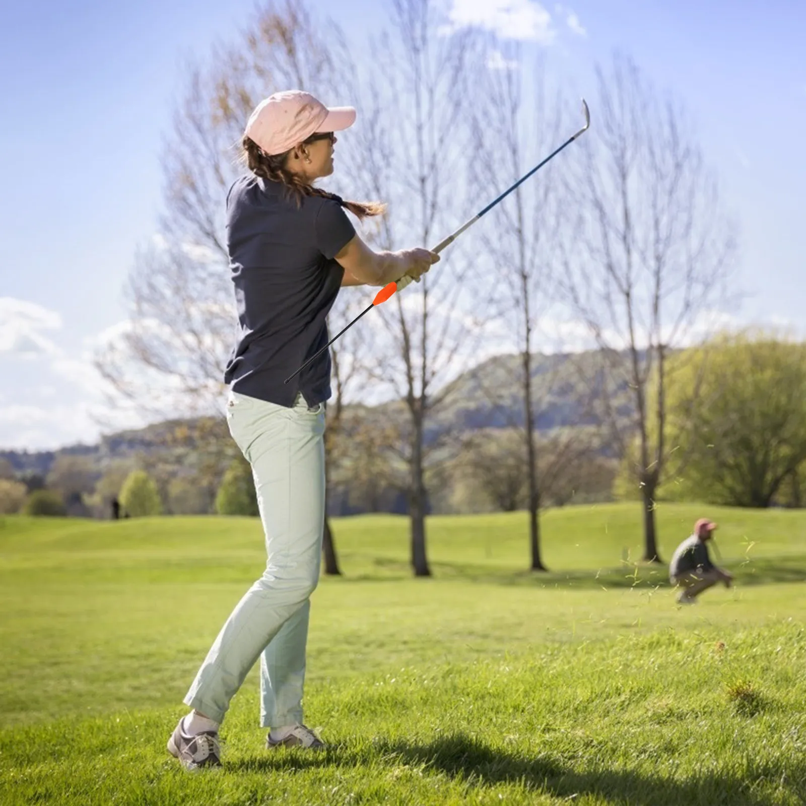 Swing Trainer Professional Golf Swing Practicing Rod Training Aid for Beginners Gesture Correction Alignment Practice Tool