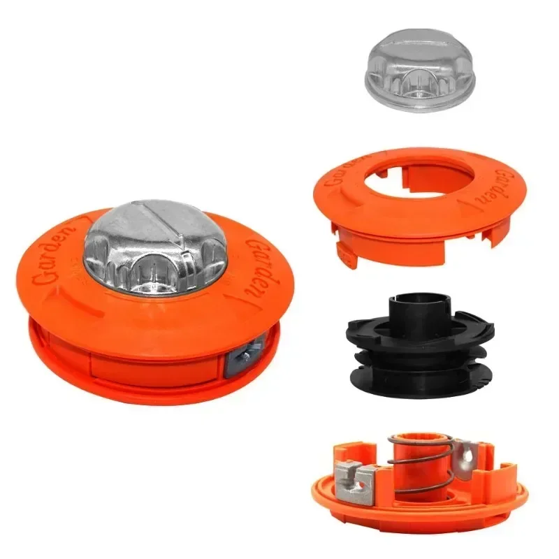 Universale M10 Alluminio Nylon Spazzola Tosaerba Bump Spool Tagliaerba 2 Linee Testa di Taglio Filo Linea Stringa Sega Strimmer Giardino