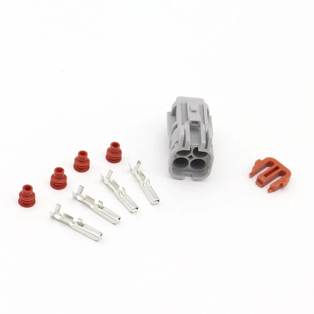 10 Sets 4 Pin Sealed Male Female Plug Waterproof Auto Wire Connector MG640333 MG610331 For Light Lamp