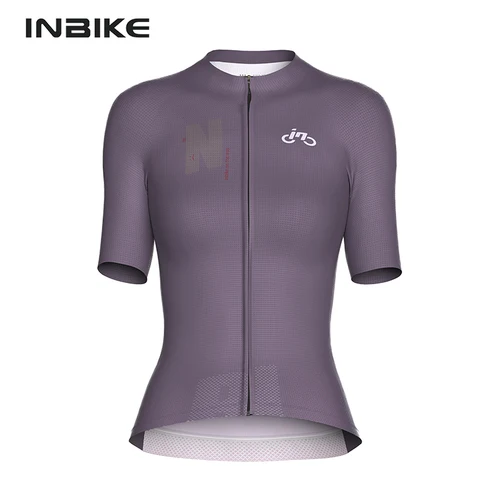 INBIKE-Camiseta de manga corta de ciclismo para mujer, ropa de ciclismo de montaña, camisetas superiores de bicicleta de carretera con bolsillos