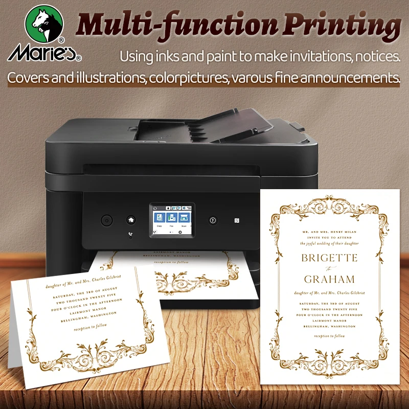 30 ورقة من البطاقات البيضاء ماري، 3 أحجام من الأوراق، مخزون بطاقات اللوحة 16K/A4/8K، ورق بطاقات ناعم، مخزون بطاقات ثقيلة 250 جرامًا/90 رطلًا