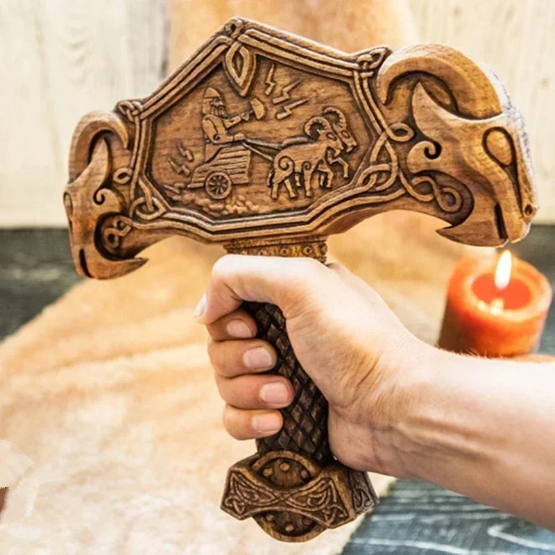 Mjolnir, Thor, Hammer, Scandinavian, Asatru Heathen, Viking, Pagan, Altar, Thor's Goats, Tanngrisnir, Tanngnjóstr