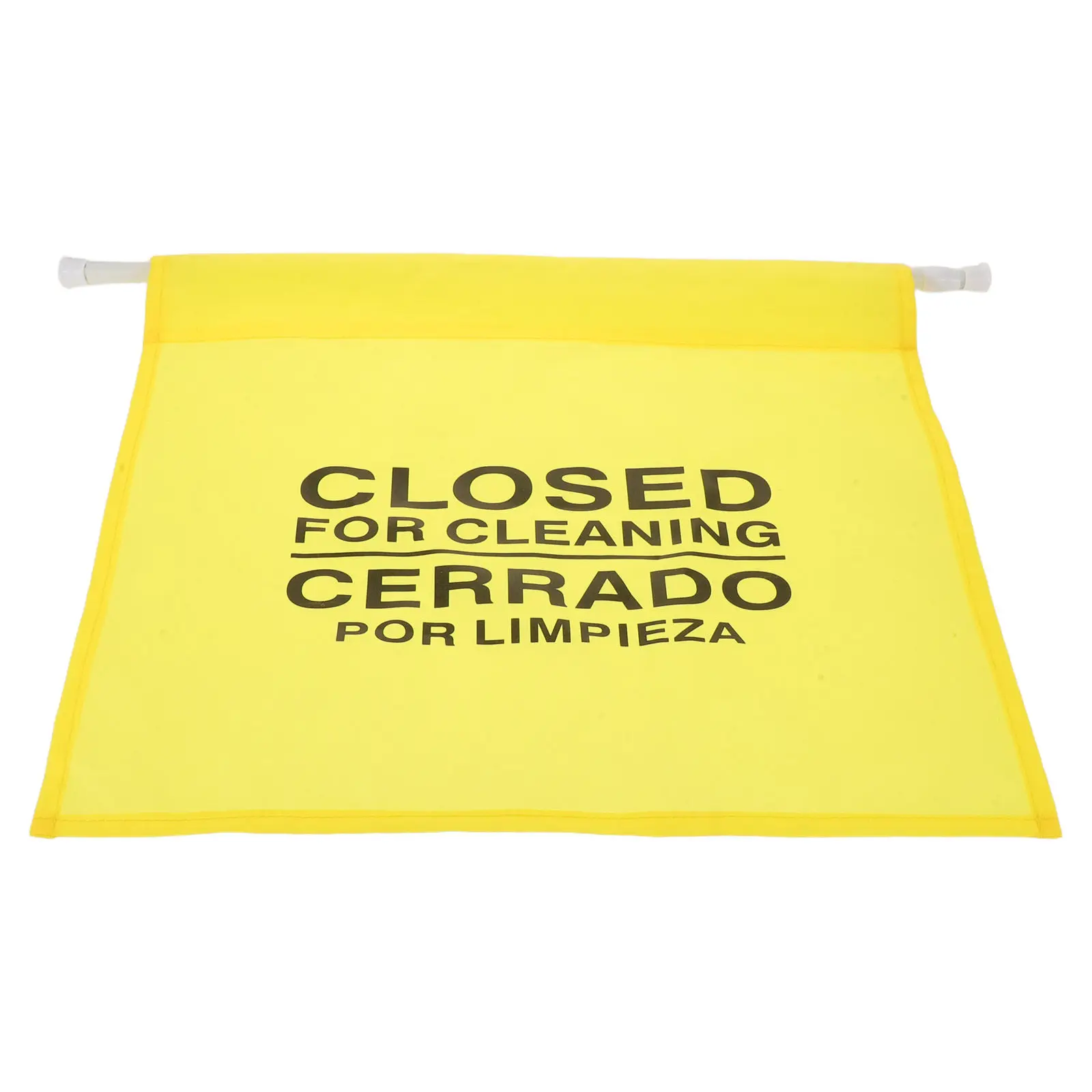 Panneau de signalisation extensible jaune pour salle de bain, « Fermé pour l'entretien », signalisation de sécurité suspendue, bannière de barrière de porte commerciale pour toilettes