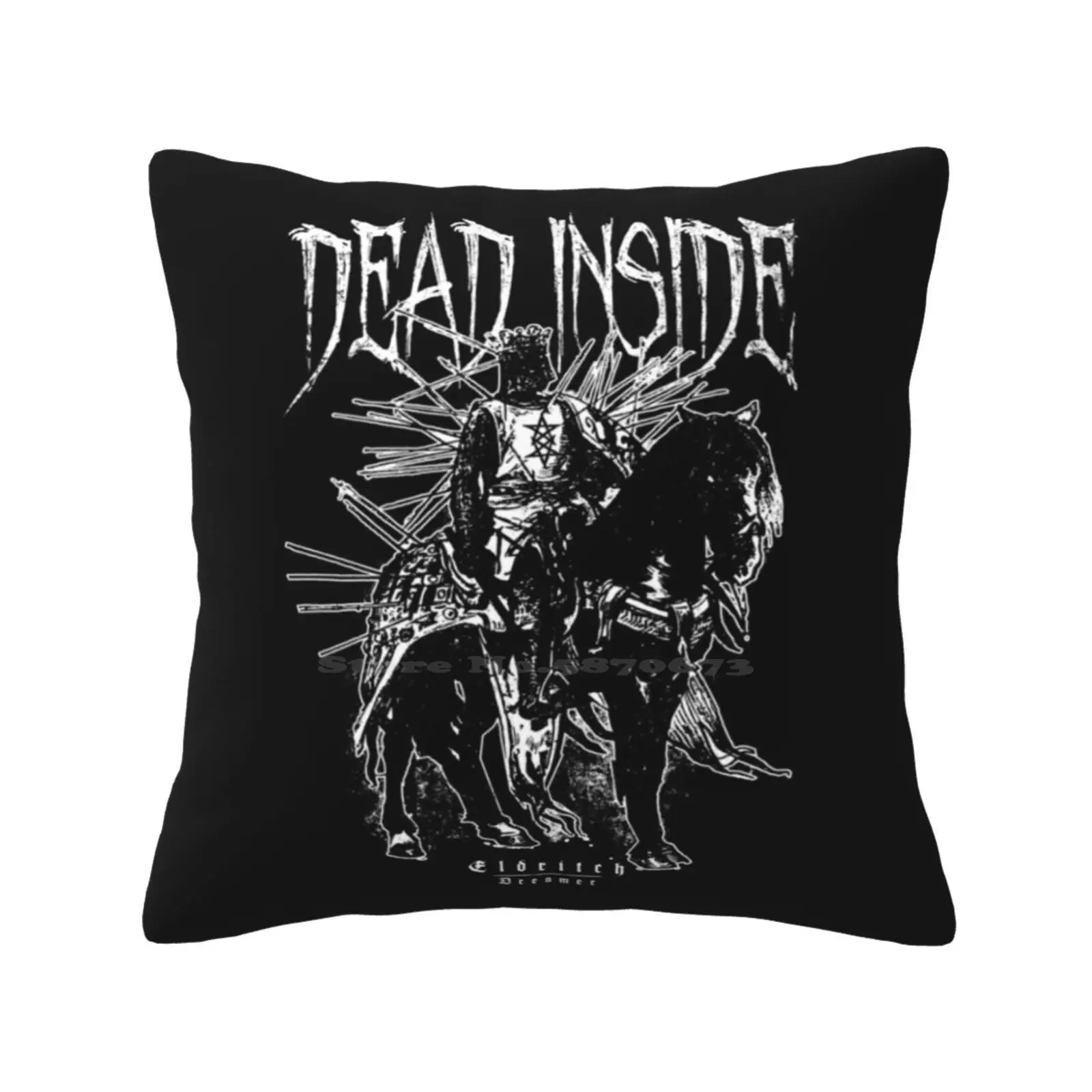 Dead Inside-Knight-Eldritch Dreamer-Lovecraftian Cthulhu Mythos Wear Pillowslip Pillowcase Necronomicon Cthulhumythos Eldritch