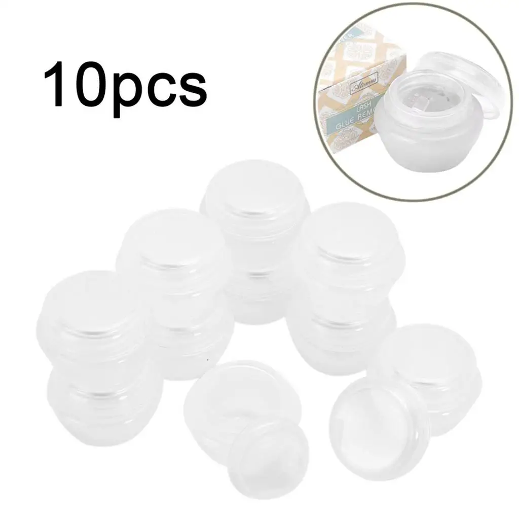 10/Set Cosmetic Makeup Empty Jar Pot, Cream Lip Balm Container Box Bottle,