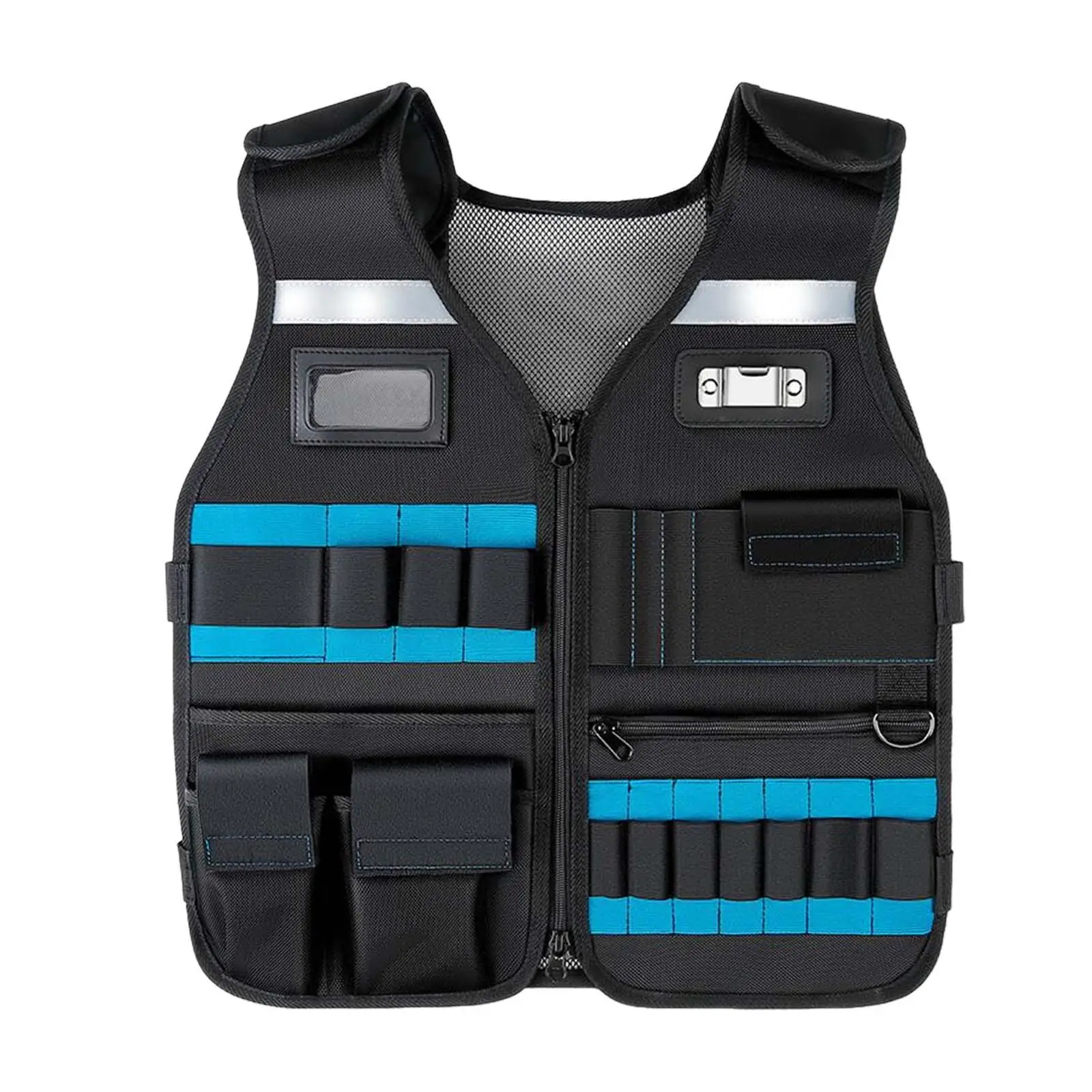 Tool Vest with Pockets Hardware Tool Organizer Oxford Cloth Breathable Universal Lightweight Electrician Tool Pouch for Unisex