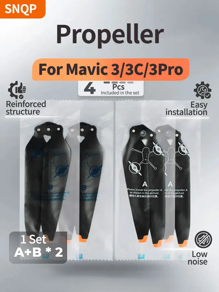 Śmigło 9453F do DJI Mavic 3/Mavic 3 Pro/Mavic 3 Classic, szybkozłączka, składane, lekkie, akcesoria do śmigieł. — zdjęcie produktu 7
