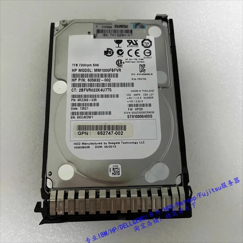 653954-001 1T Sas 7…