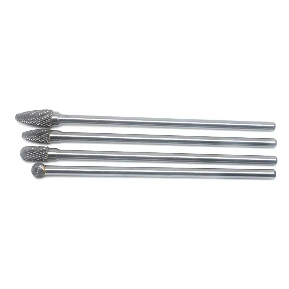 Imagem -03 - Conjunto de Rebarba de Haste Longa Moedor de Escultura Ferramentas Abrasivas Rebarba Rotativa Eixo Longo Arquivo Rasp Fresa Madeira Metal 150 mm 4