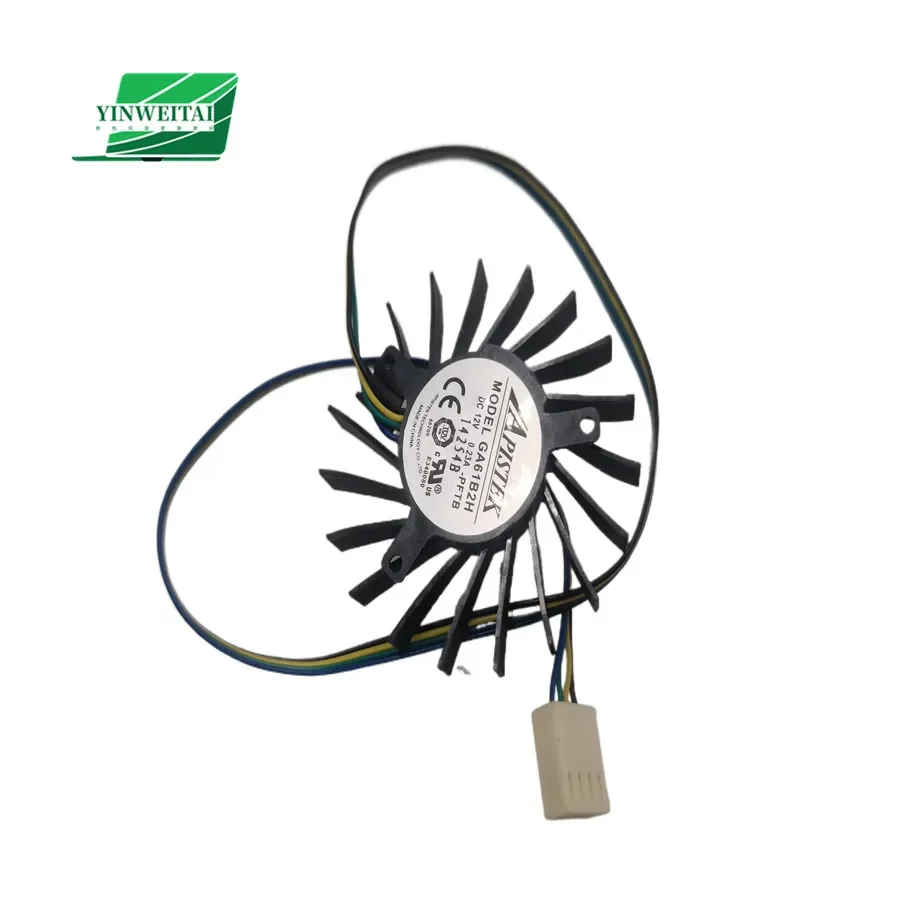 Laptop Replacement CPU Fan for YT8005HS 5V 0.45A  GA61B2H PFTB  12V 0.23A Diameter 5.5cm hole distance 35-35-27mm