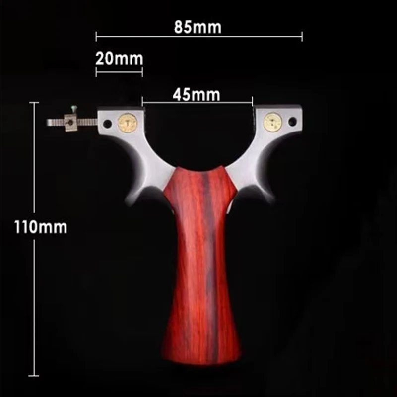 High Precision Fast Pressure Slingshot Solid Wood Design for Outdoor Sports Competitions Hunting and Shooting Holiday Gifts