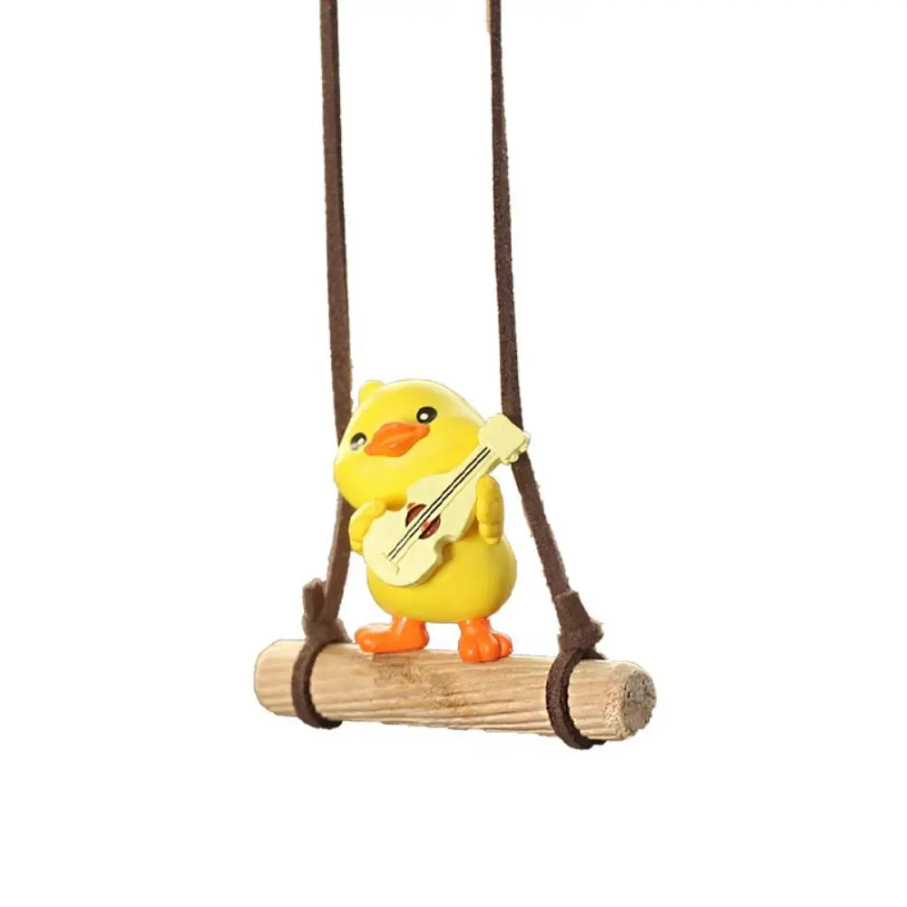 Car Auto Parts Car Accessories Cute Duck Little Yellow Duck Lovely Swinging Duck Car Pendant Cartoon Animated Portable