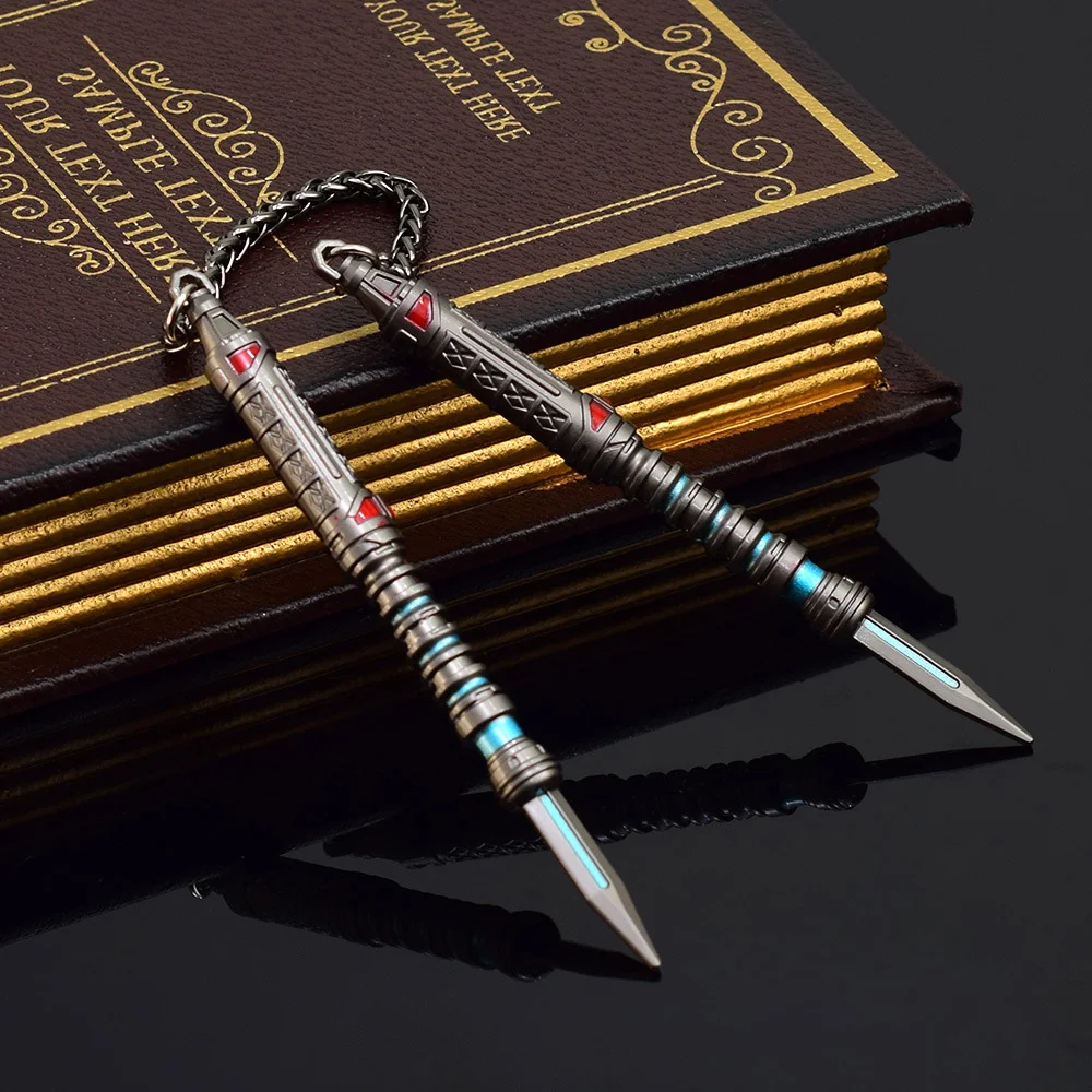 Samurai Sword Keychain para crianças, Apex Legends, Herança de metal mais forte, Katana Metal, Brinquedos Octane, Presentes para crianças