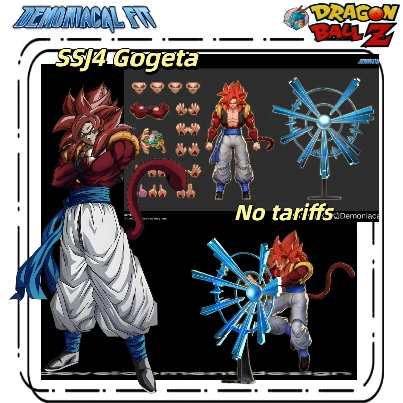 

Новый продукт, предзаказ, фигурка Demoniacal Fit SSJ4 Gogeta Dragon Ball GT 3,0, фигурки Super Saiyan 4, фигурка Gogeta