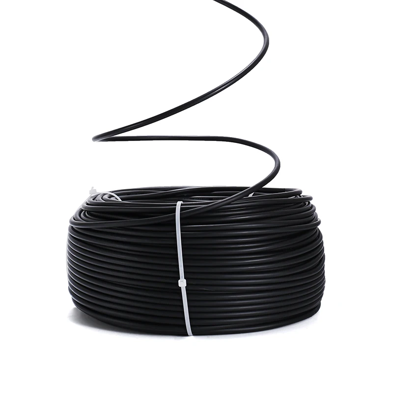 Wholesale 50 Meter TUV PV1-F-1*4/H1Z2Z2-K Solar Panel Extension PV Cable Copper Wires Black and Red 2.5/4/6mm2 PV Cable