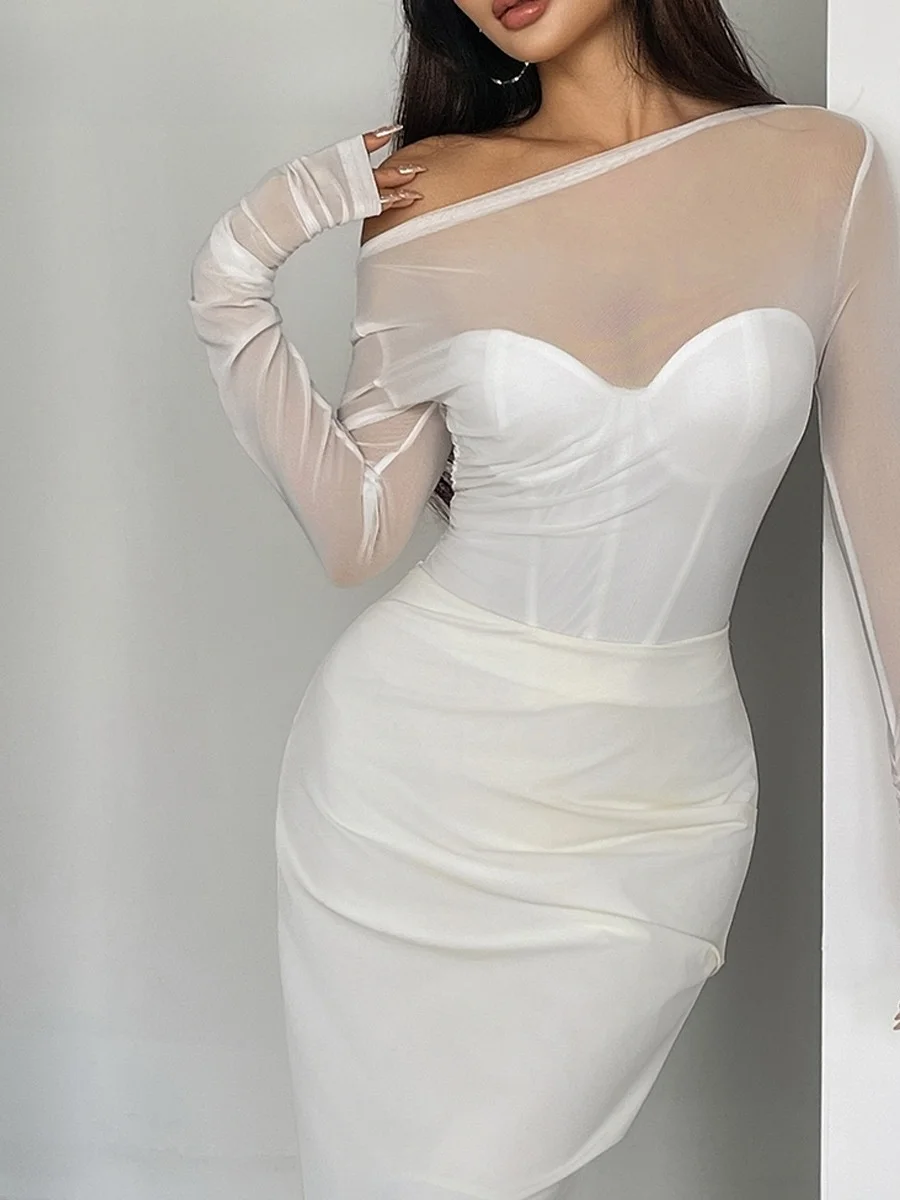 

Sexy Tight Fibone Pattern apewear Jumpsuit Deep V Ne Pure Color Me See tough Breathable Base Layer Commute Sle