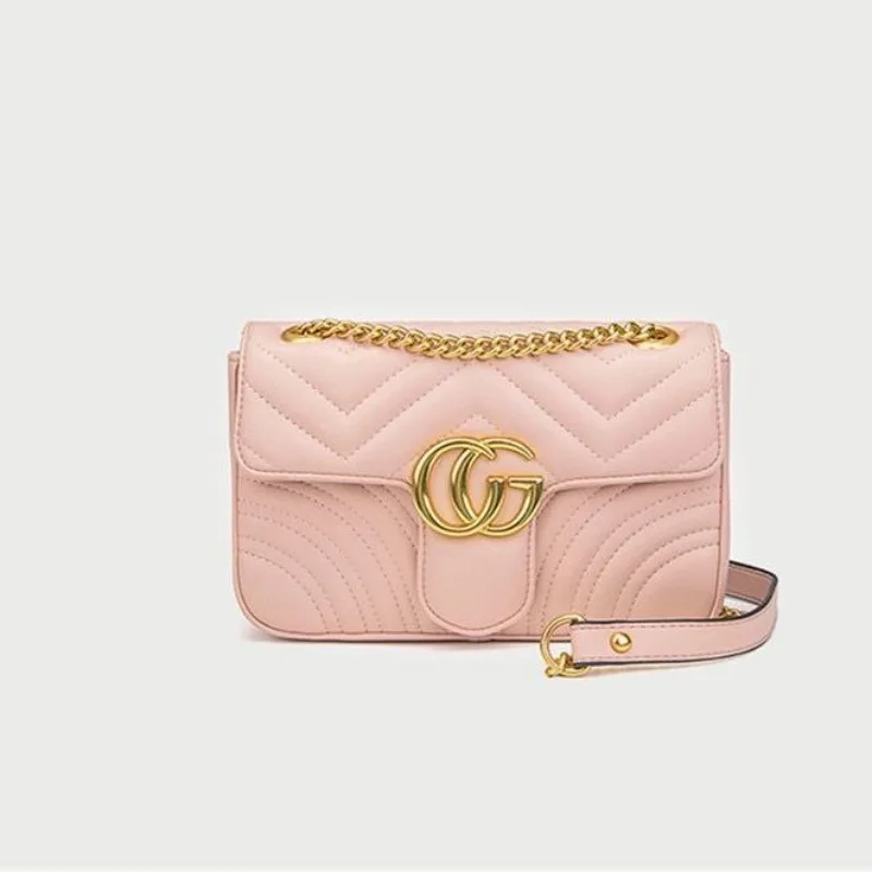 

Bag Women's 2025 New Summer Leather Rhombus Chain Bag Fashion Xiaoxiangfeng One Shoulder Crossbody Bag