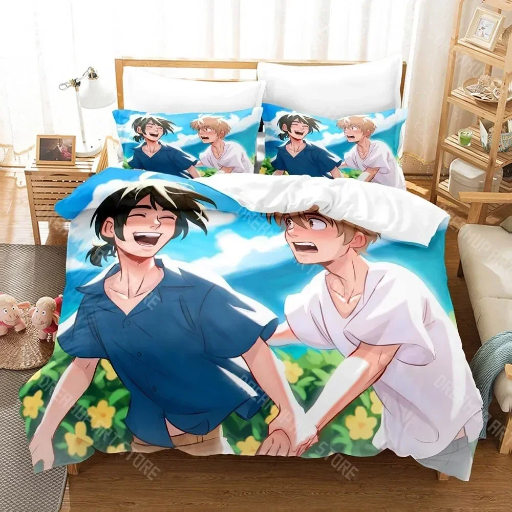 2026 3D Print Seaside Stranger Bedding Set Cartoon Anime Three-piece Set Adult Kid Bedroom Duvetcover Sets 3D Kawaii