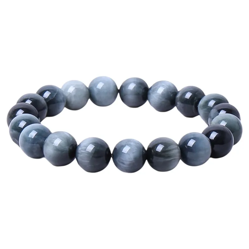 Bracelet en œil de faucon naturel – Bijou en cristal fait main pour la clarté, la confiance, la protection, cadeau |   LithicGems