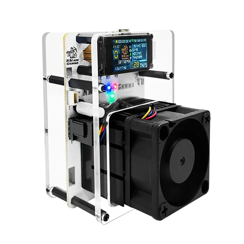 効率的な Itaxe Gamma601 ビットコイン マイナー 1.2TH/S ソロ マイナー 1.2TH/S BM1370 Asic チップ 18W 2.4G Wifi オープン システム BTC ロッカリー マイナー