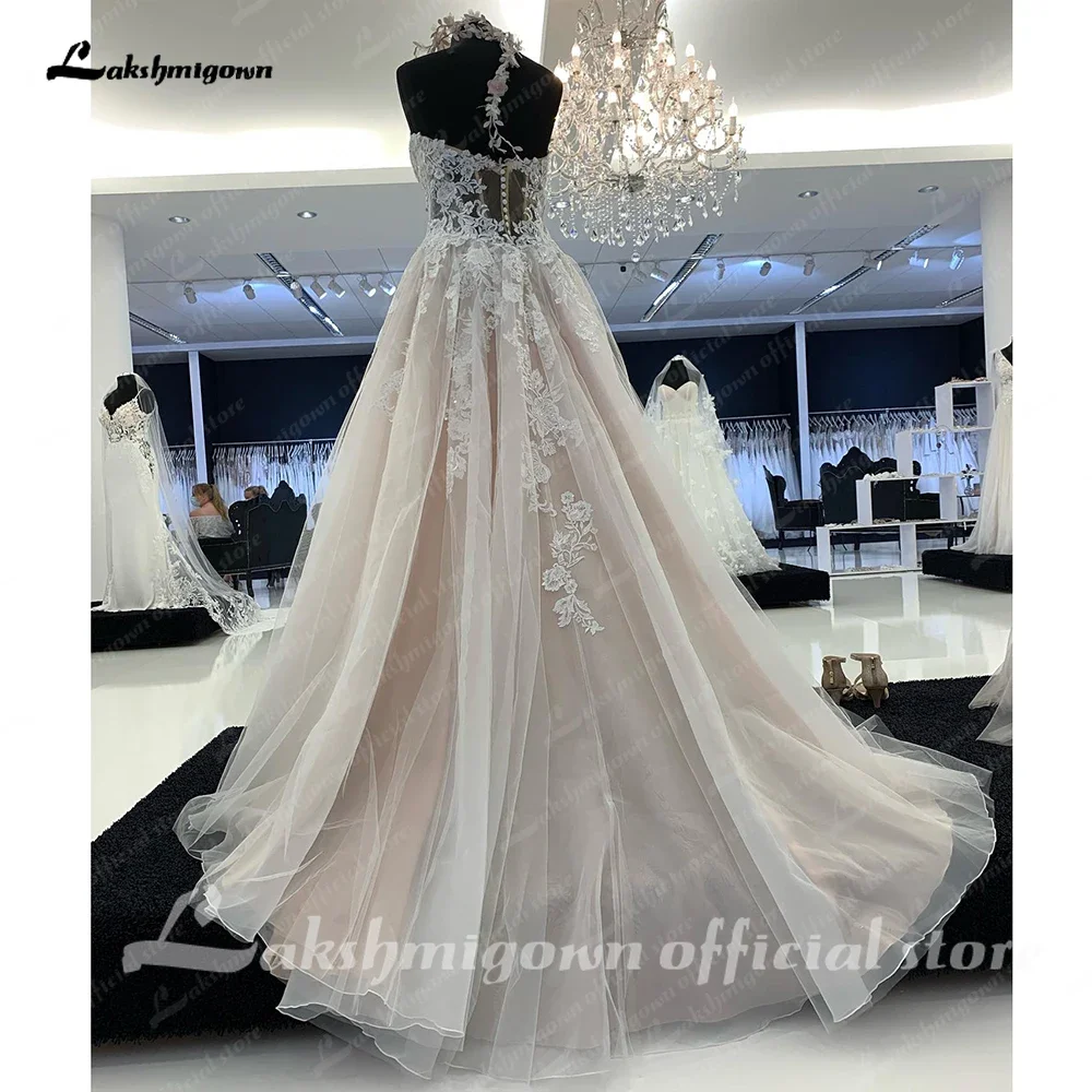 Lakshmigown Civil Blush Bridal Beach Wedding Gowns for Women SWEETHEART A Line Boho Wedding Dresses 2024 Brautkleid