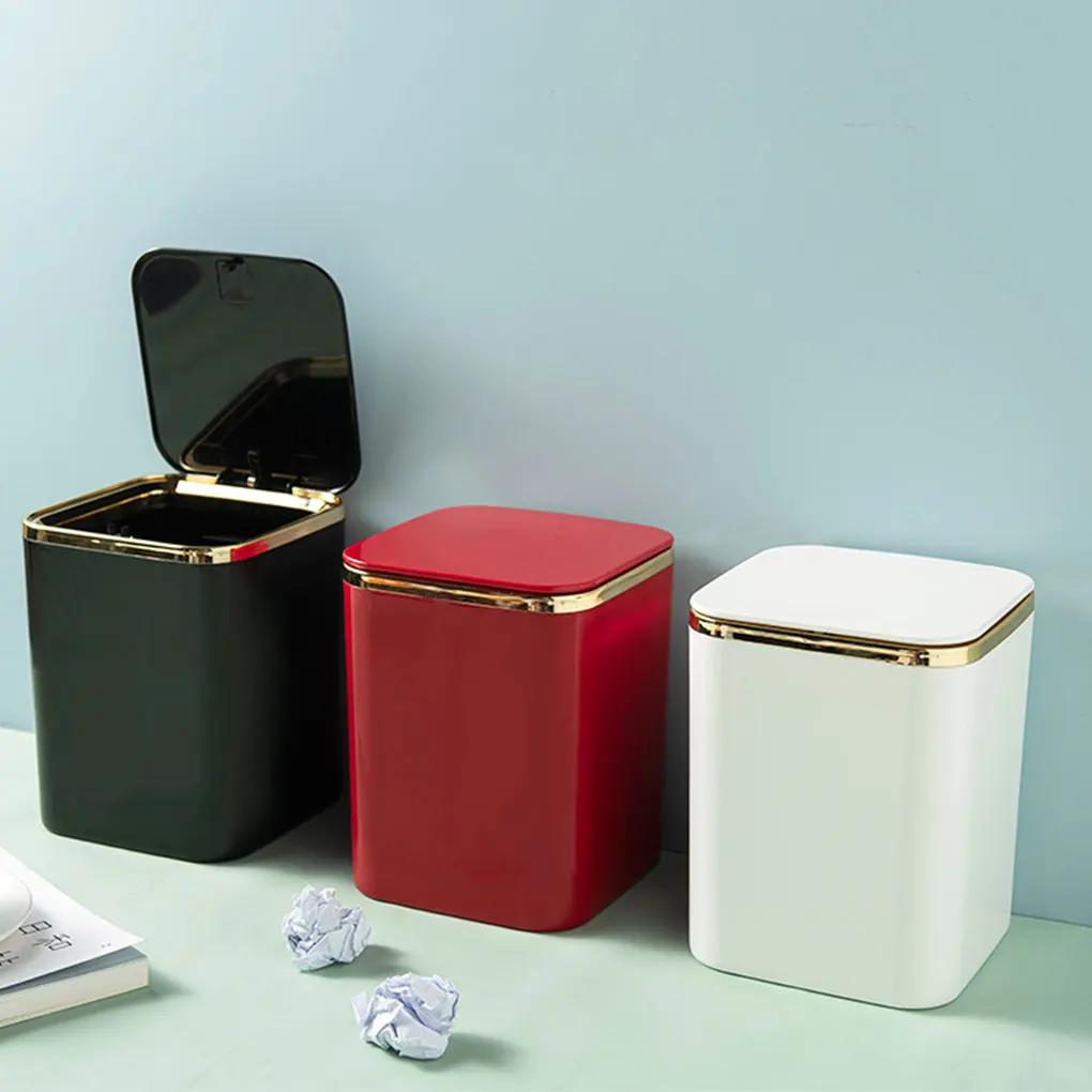 ABS Trash Bin For Office And Home Convenient Waste Container For Needs Made With ABS Garbage Basket