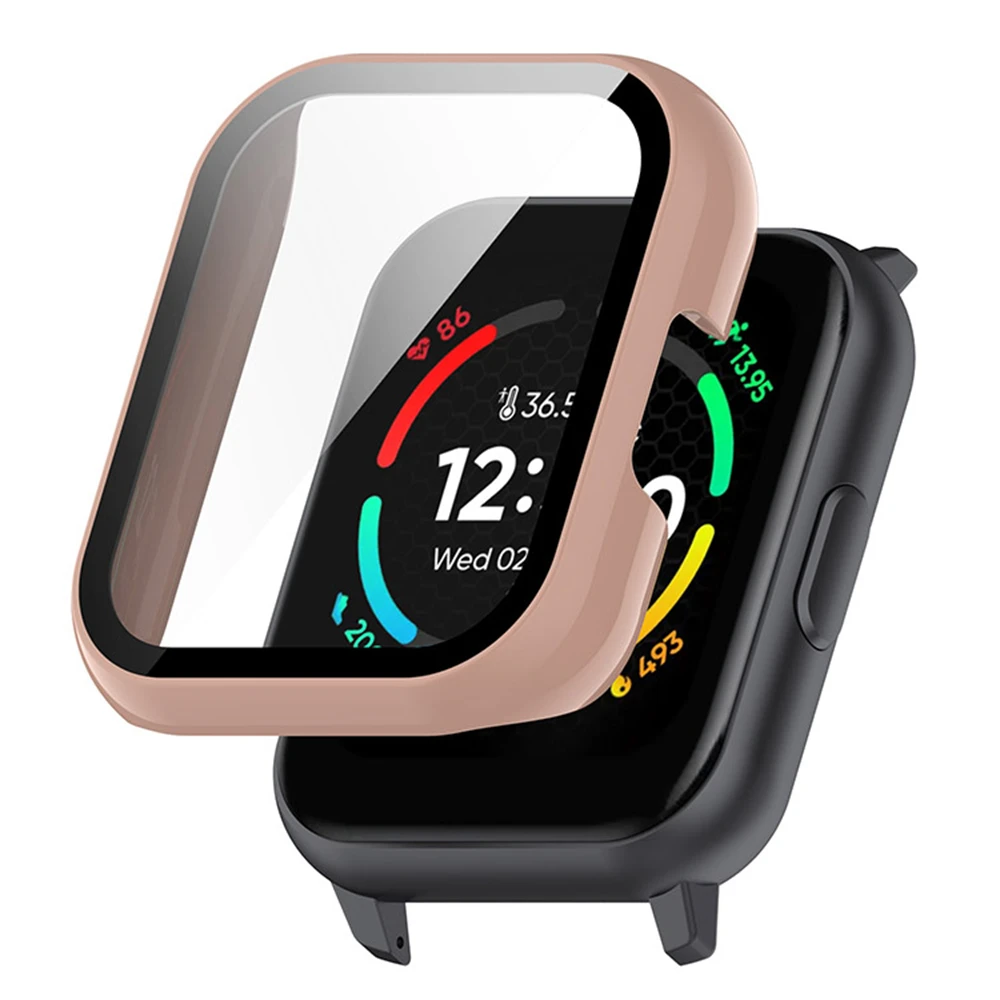 Glas + Abdeckung Für Realme TechLife Uhr S100 Stoßstange Gehärtetem Fall Screen Protector für Realme TechLife Uhr SZ100