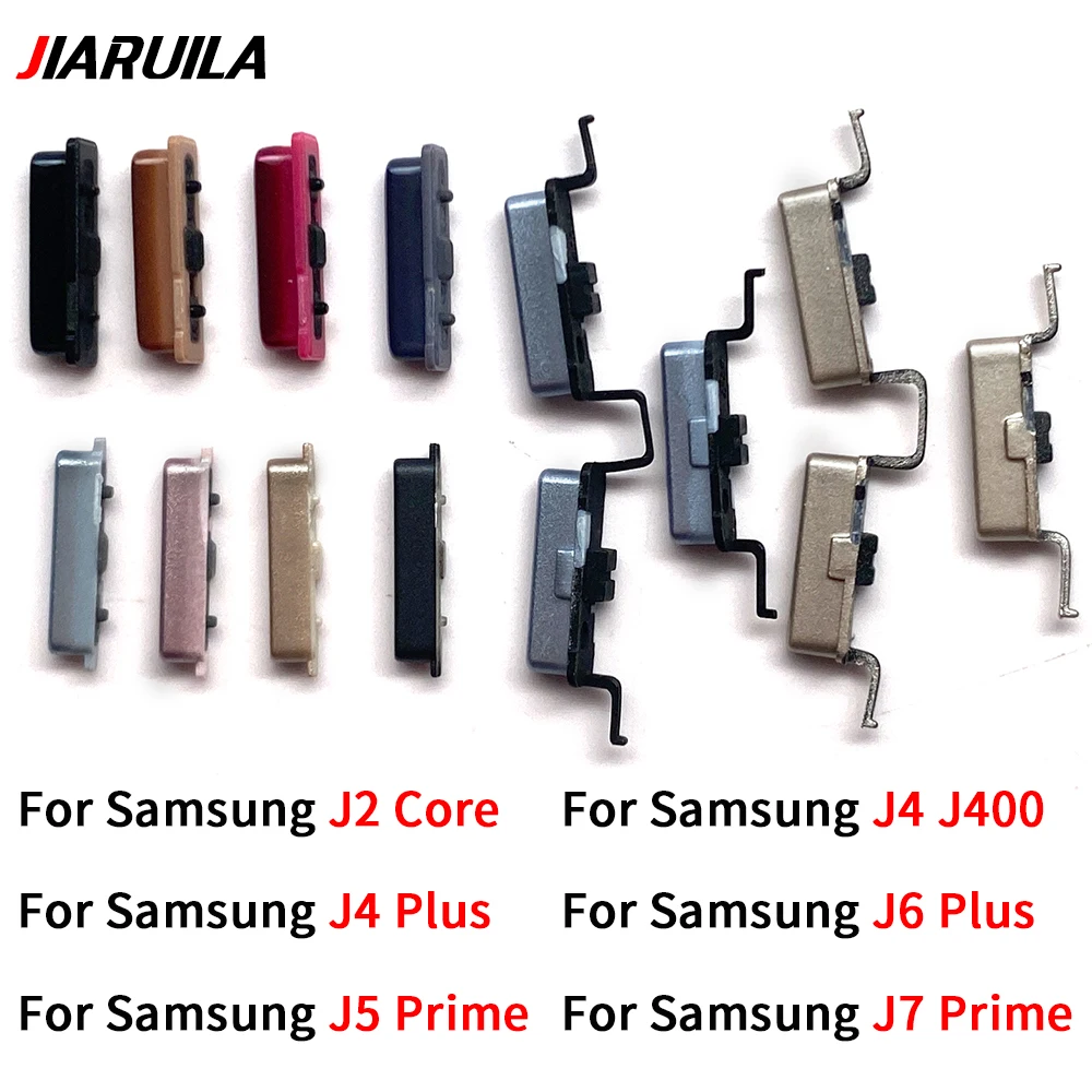 Power Volume Button For Samsung J2 Core J4 J6 Plus J5 J7 Prime Phone New Housing On Off External Side Key