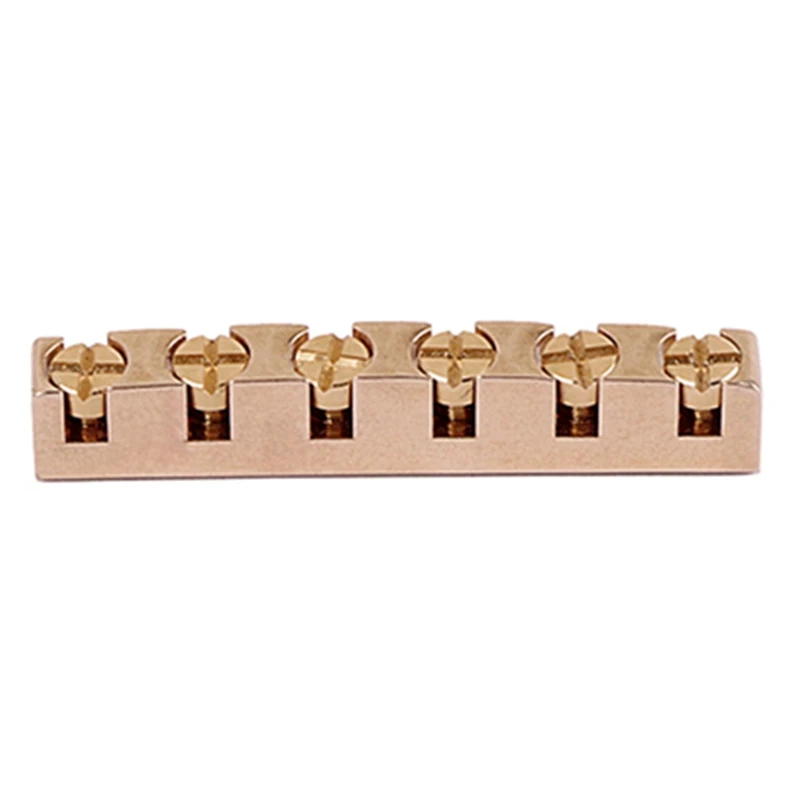 

ABJM-43Mm Guitar Nut Height Adjustable Bell Brass Nuts Replacement For LP SG Style Guitar