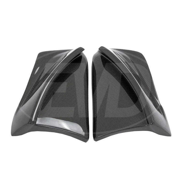 Rs Style Carbon Fiber Rear Bumper Extention Corners for 2008-2015 Mitsubishi Evolution Evo X